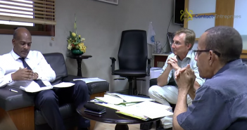 Contact-Entreprises a présenté son rapport des Ateliers de la Mer à Serge LETCHIMY